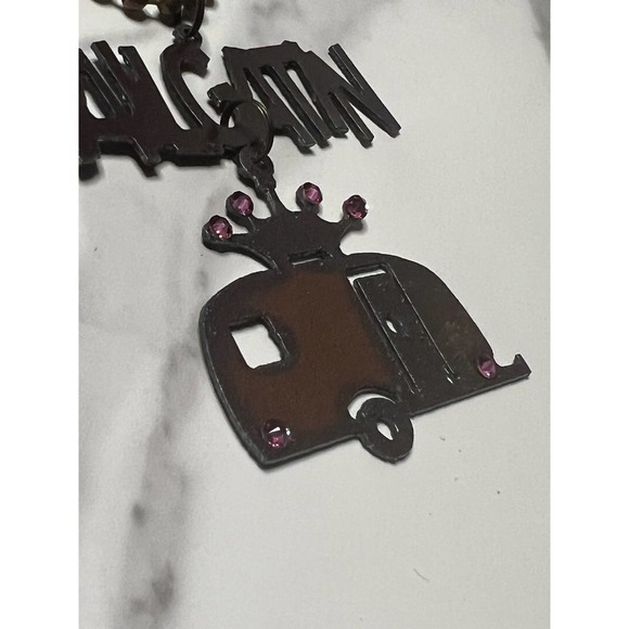 Tailgatin’ Country Girl Copper Colored Necklace Football Tailgate Tailgating - Picture 8 of 10